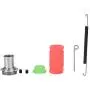 AYNEFY RC Exhaust Pipe, Upgrade 18001P Aluminum Alloy Dual Exhaust Joint Tubing for RC Hobby Model Car HPI Savage 4.6/5.9 1/8 Nitro Car AYNEFY RC Exhaust Pipe, Upgrade 18001P Aluminum Alloy Dual Exhaust Joint Tubing for RC Hobby Model Car HPI Savage 4.6/5.9 1/8 Nitro Car