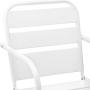 Crosley Furniture CO1030-WH Brighton Retro Metal Chair, Set of 2, White