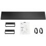 Dual Monitor Stand Riser with 8 USB 3.0 Hub Ports, Aluminum Strong&Sturdy for Computer, TV, PC, Printer, Multi Media Speaker-Multifunctional Desktop Organizer