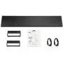 Dual Monitor Stand Riser with 8 USB 3.0 Hub Ports, Aluminum Strong&Sturdy for Computer, TV, PC, Printer, Multi Media Speaker-Multifunctional Desktop Organizer
