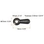 uxcell Frame Turn Button, 3/4'' Metal Ridged with Screws for Hanging Pictures, Photos, Drawings and Posters, 20 Pcs (Black)