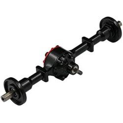 Facibom Metal Front Rear Bridge Axle Differential Gear for WPL B14 B24 B16 B36 C14 C24 C34 1/16 RC Car Upgrade Parts,Black