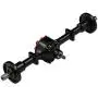 Facibom Metal Front Rear Bridge Axle Differential Gear for WPL B14 B24 B16 B36 C14 C24 C34 1/16 RC Car Upgrade Parts,Black