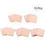 uxcell Flat IC Chipset Thermal Copper Heatsink for CPU GPU RAM 20 x 20mm with Thickness 0.3/0.5/0.8/1.0/1.5mm Total 15pcs