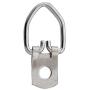 D Ring Picture Hangers Single Hole with Screws/Heavy Duty Metal D-shape Photo Frame Back Hooks for Picture Hanging (100 PCS)
