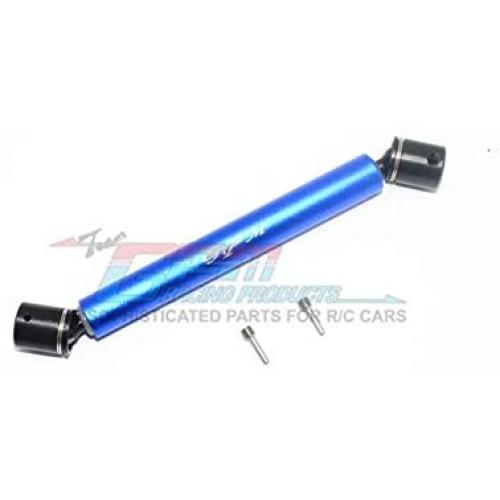 GPM Losi 1:10 Baja Rey / Rock Rey Upgrade Parts Aluminum & Steel Rear CVD Drive Shaft - 1Pc Set Blue