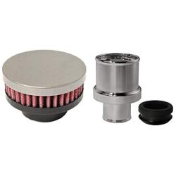 CFM Performance 1'' Universal Billet Baffled Push In Valve Cover Breather Grommet (Without Check Ball) (Gunmetal Gray)