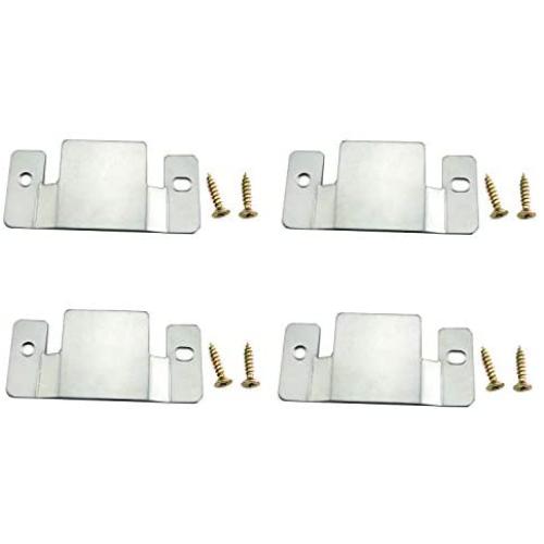 RuiLing 4PCS Universal Metal Sectional Sofa Interlocking Furniture Connector Bracket with 8PCS Screws
