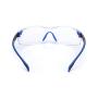 3M Safety Glasses, Solus 1000 Series, ANSI Z87, Scotchgard Anti-Fog Clear Lens, Low Profile Blue/Black Frame