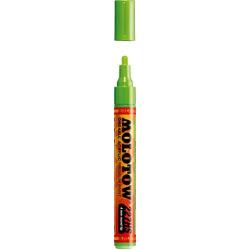 Molotow ONE4ALL Acrylic Paint Marker, 4mm, Neon Green Fluorescent, 1 Each (227.232)