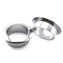 1 Inch (25mm) Zinc Alloy Desk Grommets, SDTC Tech 2 Pcs Wire Cable Metal Hole Cover Grommet Organizer for Managing and Protecting Cord