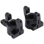 Dilwe RC Car Steering Knuckle, Metal Front C-Hub Carrier Steering Knuckle for Axial SCX10 II RC Car RC Model Parts Accessories (Black)