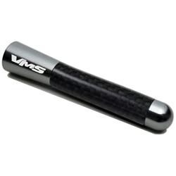 VMS RACING GUNMETAL with Black Real CARBON FIBER CNC Machined Billet Aluminum Short 3'' inch ANTENNA Compatible with Audi TT Roadster Coupe RS 98-14 1998-2011