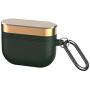 VORCSBINE AirPods Pro Case Cover Cute,Shock-Absorbing Protective Metal Case Cover with Keychain for Apple Airpods Pro-Green