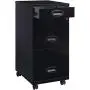 Lorell LLR17427 SOHO Mobile Cabinet, Black