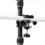 Selens 2 Pieces Heavy Duty Metal Dual Double U Clip C Clamp Type Bracket Mount for Photo Studio Boom Arm Light Stand