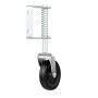Shepherd Hardware 9785 9785E Spring Loaded Gate Caster, 4-Inch, Black