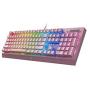 Razer BlackWidow V3 Mechanical Gaming Keyboard: Green Mechanical Switches - Tactile & Clicky - Chroma RGB Lighting - Compact Form Factor - Programmable Macro Functionality - USB Passthrough - Quartz