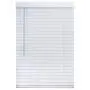 Lotus & Windoware 2'' Faux Wood Blind, 34.5'' W x 72'' H, White Wood Grain Textured Finish Lotus & Windoware 2'' Faux Wood Blind, 34.5'' W x 72'' H, White Wood Grain Textured Finish