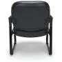 OFM Core Collection Big and Tall Guest and Reception Chair with Arms, Anti-Microbial/Anti-Bacterial Vinyl, in Navy OFM Core Collection Big and Tall Guest and Reception Chair with Arms, Anti-Microbial/Anti-Bacterial Vinyl, in Navy