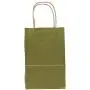 PTP BAGS Gold Rush 5'' x 3'' x 8'' Tote Bags [Pack of 250] Recyclable Metallic Kraft Paper Gift Bags