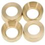 4pcs Brass RC Wheel Counterweight,Metal Brass Wheel Weight Changing Accessories for 1/24 Axial SCX24 90081 RC Car Upgrade Parts