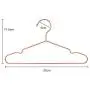 Jetdio 12.5'' Children Rose Gold Metal Clothes Shirts Hanger with Notches, Children Hanger, Cute Small Strong Coats Hanger for Kids, 30Pack
