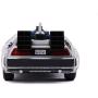 Back to The Future Part II 1:24 Time Machine Die-cast Car Light Up Feature, Toys for Kids and Adults