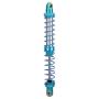 Tbest Shock Absorber Damper, 4pcs RC Update Part Metal Shock Damper + Spare Springs for TRX4 SCX10 D90 1/10 RC Crawler(120mm)