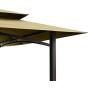 MASTERCANOPY 12x12 Feet Patio Gazebo Waterproof Soft-Top Steel Garden Gazebo Tent Lawn, Backyard and Deck(12x12FT,Beige)