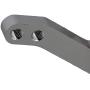 Mxfans Silver Aluminum Alloy Upgrade Parts SCX0002 C-Hub Carrier & AX30496 Steering Hub Carrier(L/R) for AXIAL SCX10 RC1:10 Off Road Car Pack of 2