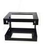 Raising Electronics 6U Wall Mount Open Frame 19 Inch Server Equipment Rack Threaded 18 Inch depth Black (6U)