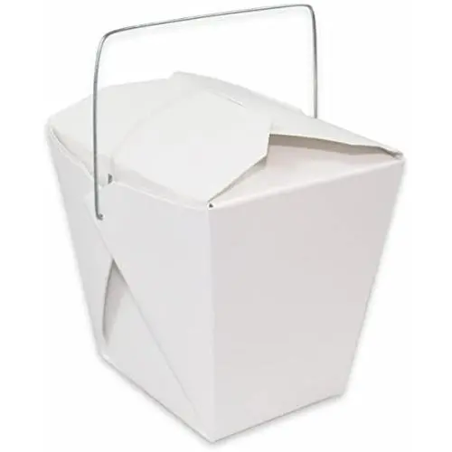 Green Direct Chinese Take Out Food Boxes with Metal Wire Handle White Pack of 50 Containers, (16 oz. 1 Pint) Green Direct Chinese Take Out Food Boxes with Metal Wire Handle White Pack of 50 Containers, (16 oz. 1 Pint)