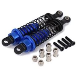 RCAWD Shock Absorber Damper A285004 70mm Oil Filled Adjustable Alloy Aluminum for Rc Car 1/16 Buggy Truck Upgraded Hop-Up Parts HPI HSP Traxxas Losi Axial Tamiya 2Pcs(Dark Blue)