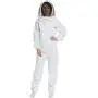 Natural Apiary Apiarist Suit Outfit 1 x Non-Flammable Fencing Veil Mesh Total Protection for Backyard & Beginner Beekeepers, Large, White Natural Apiary Apiarist Suit Outfit 1 x Non-Flammable Fencing Veil Mesh Total Protection for Backyard & Beginner Beekeepers, Large, White