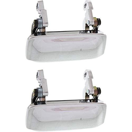 Exterior Door Handle Set of 2 Compatible with MAZDA Pickup 2001-2010 Front Door Handle Right Side and Left Side Outer All Chrome Metal Exterior Door Handle Set of 2 Compatible with MAZDA Pickup 2001-2010 Front Door Handle Right Side and Left Side Outer All Chrome Metal