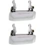 Exterior Door Handle Set of 2 Compatible with MAZDA Pickup 2001-2010 Front Door Handle Right Side and Left Side Outer All Chrome Metal Exterior Door Handle Set of 2 Compatible with MAZDA Pickup 2001-2010 Front Door Handle Right Side and Left Side Outer All Chrome Metal