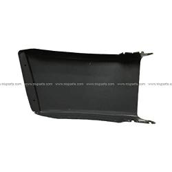 Metal Bumper End Dark Gray - Driver Side (Fit: 2002-2020 Freightliner M2 106 112 Bussiness Class)