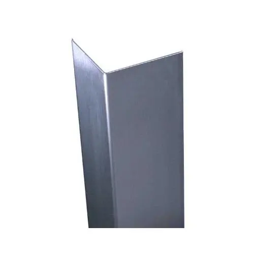 Stainless Corner Guard, 1'' X 1'' X 48'', No Breaks Stainless Corner Guard, 1'' X 1'' X 48'', No Breaks