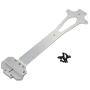 F Fityle Upgrade Metal Spare Parts Second Floor Plate for 1:12 WLtoys 124018 124019 4WD RC Model Car Buggy Crawler Replacement Accessories - Silver