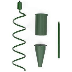 [Christmas Tree Topper Holder] - Twist-on Holiday Universal Tree Topper Stabilizer Fits All Base Types- Metal Green Support Rod with Adjustable attachments to stabilize Seasonal Treetop Ornaments