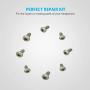 Beats Replacement Parts Headband Screws and Screwdriver Repair Kit Compatible with Studio 2.0 Wired/Wireless B0501/B0500 Studio 3 A1796 Over Ear Headphones (Silver)