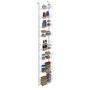 ClosetMaid 1231 Adjustable 8-Tier Wall and Door Rack, 77-Inch Height X 12-Inch Wide,white
