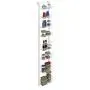 ClosetMaid 1231 Adjustable 8-Tier Wall and Door Rack, 77-Inch Height X 12-Inch Wide,white ClosetMaid 1231 Adjustable 8-Tier Wall and Door Rack, 77-Inch Height X 12-Inch Wide,white