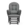 Storkcraft Premium Hoop Glider and Ottoman (Gray Base, Gray Cushion) – Padded Cushions with Storage Pocket, Smooth Rocking Motion, Easy to Assemble, Solid Hardwood Base Storkcraft Premium Hoop Glider and Ottoman (Gray Base, Gray Cushion) – Padded Cushions with Storage Pocket, Smooth Rocking Motion, Easy to Assemble, Solid Hardwood Base