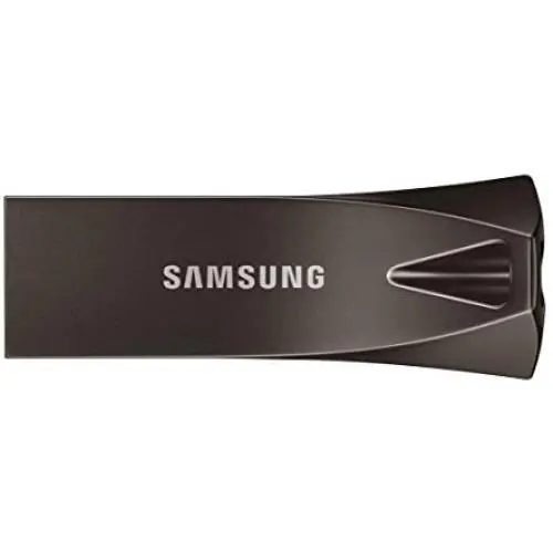 SAMSUNG BAR Plus 128GB - 400MB/s USB 3.1 Flash Drive, Titan Gray (MUF-128BE4/AM) SAMSUNG BAR Plus 128GB - 400MB/s USB 3.1 Flash Drive, Titan Gray (MUF-128BE4/AM)