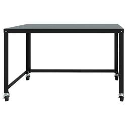 Office Dimensions 21647 Black RTA 48'' Wide Mobile Metal Desk Workstation Home Office Collection, 29.5'' x 48'' x 24''