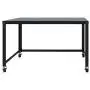 Office Dimensions 21647 Black RTA 48'' Wide Mobile Metal Desk Workstation Home Office Collection, 29.5'' x 48'' x 24'' Office Dimensions 21647 Black RTA 48'' Wide Mobile Metal Desk Workstation Home Office Collection, 29.5'' x 48'' x 24''