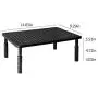 Hippo & Frog Metal Desk Dual Monitor Stand Riser, 3 Height Adjustable, 2 Packs