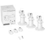 Wasserstein Adjustable Metal Wall Mount Compatible with Blink Outdoor and Blink XT2/XT Camera (3-Pack, White)